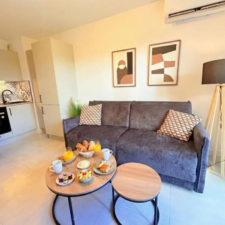 Le Cocon d'Argent, Terrace and Pool - Apartment mit 1 Schlafzimmer und Terrasse - 6