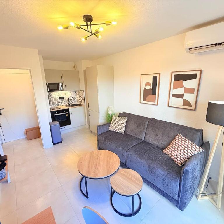 Le Cocon d'Argent, Terrace and Pool - Apartment mit 1 Schlafzimmer und Terrasse - 8