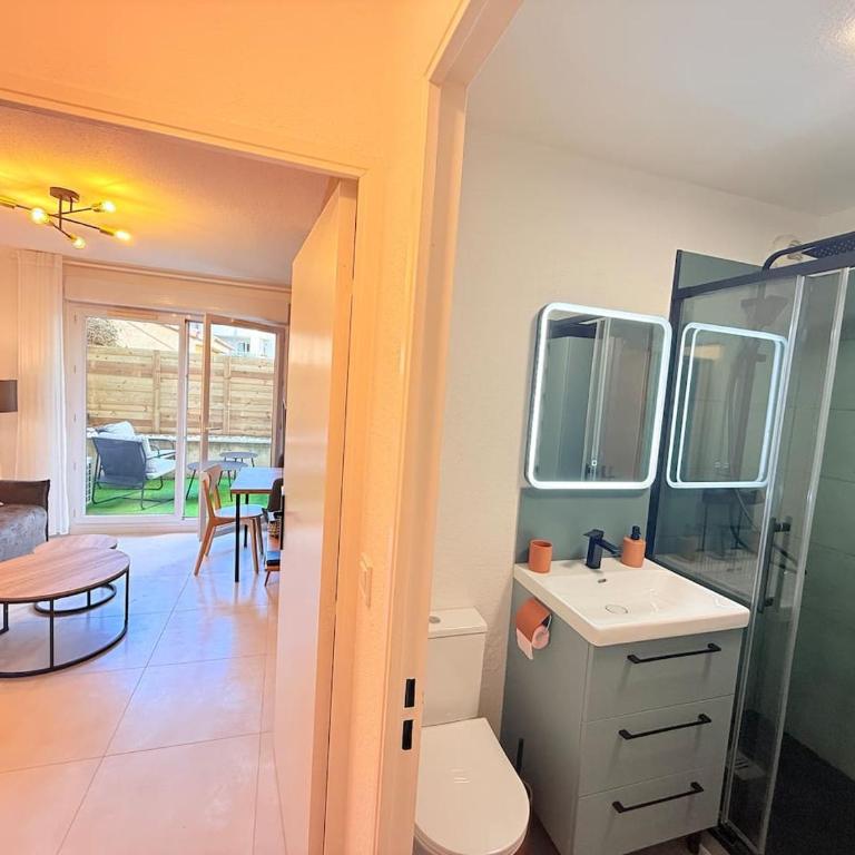 Le Cocon d'Argent, Terrace and Pool - Apartment mit 1 Schlafzimmer und Terrasse - 20