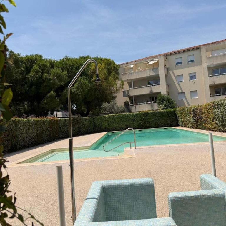 Le Cocon d'Argent, Terrace and Pool - Apartment mit 1 Schlafzimmer und Terrasse - 27