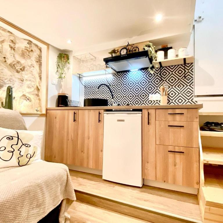 Le Marais Paris Centre Studio atypique - Studio avec Canapé-Lit - 12