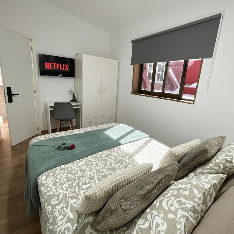 Habitación Suite El Mirador - Habitación Doble con baño privado externo - 2 camas - 2