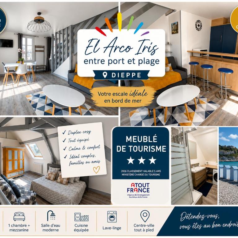 El arco iris entre port et plage - Appartement 1 Chambre - 1