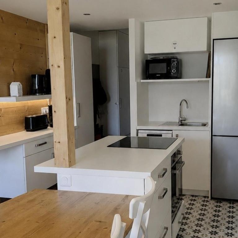 Appartement chaleureux 3 pièces, 6/7 pers, WiFi, proche station - Appartement 1 Chambre - 7