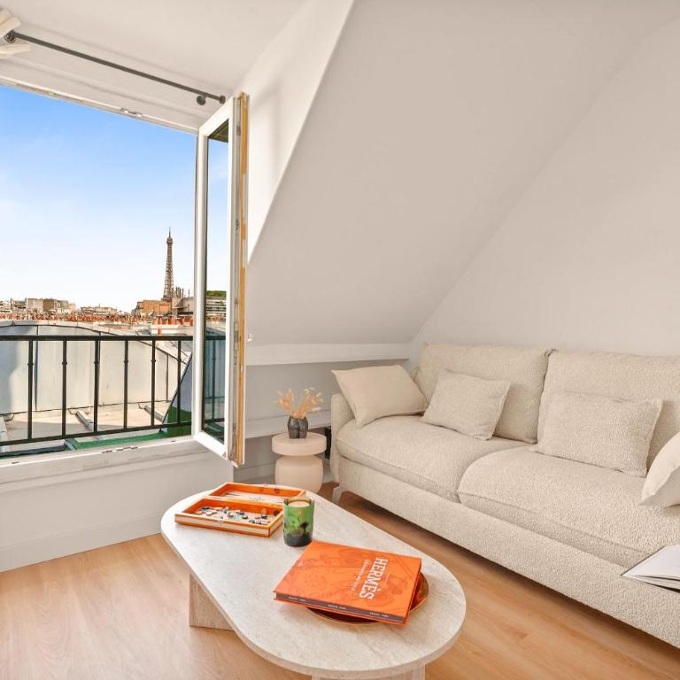 Luxe sous les toits vue Tour Eiffel - 1BDR-4P - Appartement - 2