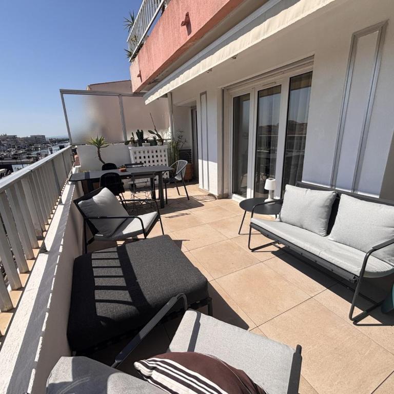 Les Quais de Palavas, Terrace & Air Conditioning - Appartement 2 Chambres - 18