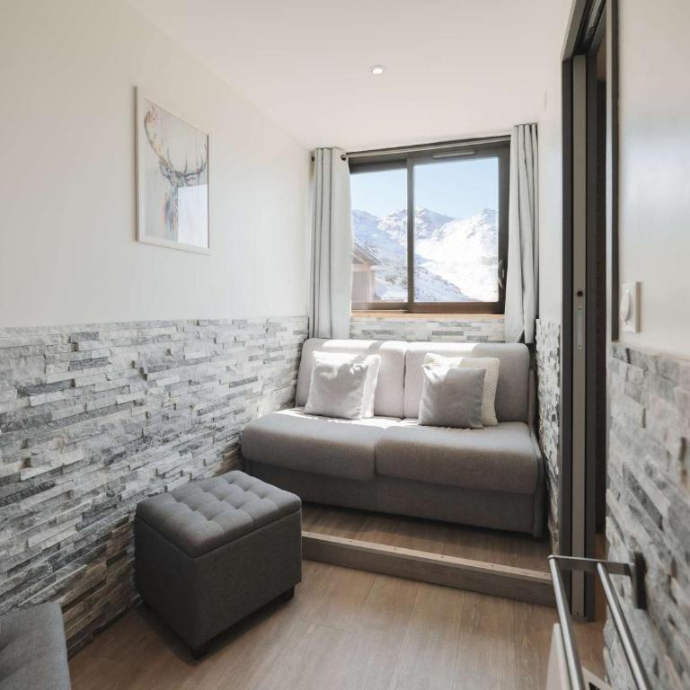 Appartement cosy 4 pers, 2 ch, départ ski aux pieds, exposé sud, proche commerces - FR-1-545-42 - Appartement - 13