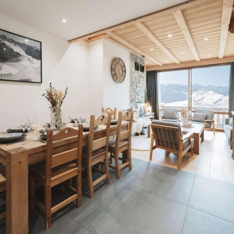Appt 10 pers rénové, calme, balcon sud, cheminée, Wi-Fi, proche pistes - FR-1-545-14 - Appartement (10 Adultes) - 7