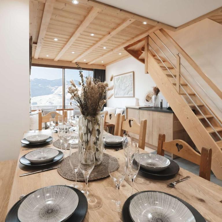 Appt 10 pers rénové, calme, balcon sud, cheminée, Wi-Fi, proche pistes - FR-1-545-14 - Appartement (10 Adultes) - 8