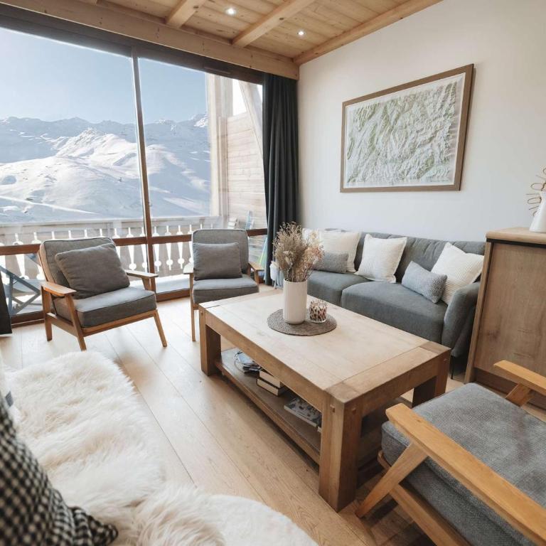 Appt 10 pers rénové, calme, balcon sud, cheminée, Wi-Fi, proche pistes - FR-1-545-14 - Appartement (10 Adultes) - 9