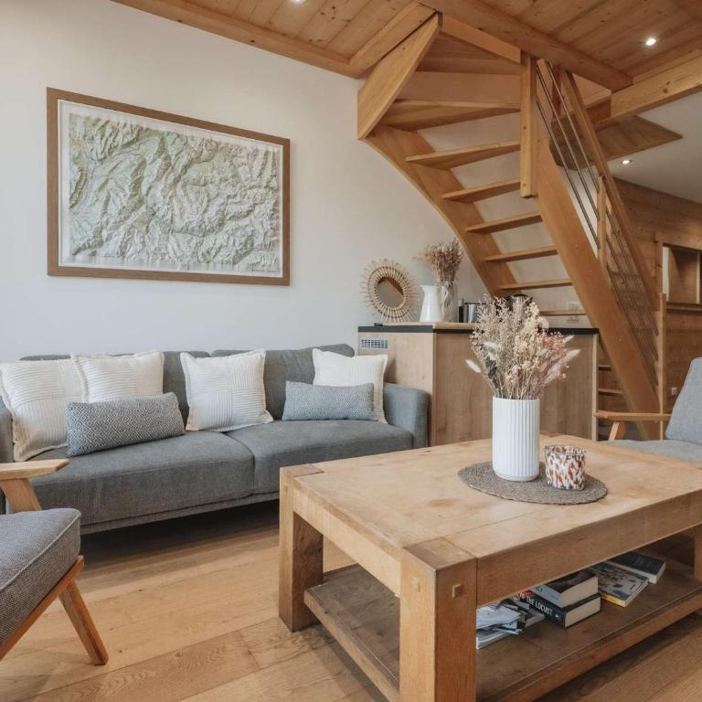 Appt 10 pers rénové, calme, balcon sud, cheminée, Wi-Fi, proche pistes - FR-1-545-14 - Appartement (10 Adultes) - 10