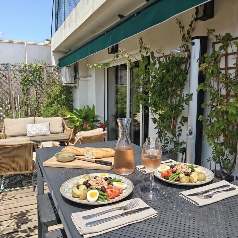 Sun Deck Terrace - Port of Nice with view and air conditioning - Appartement 2 Chambres - 6