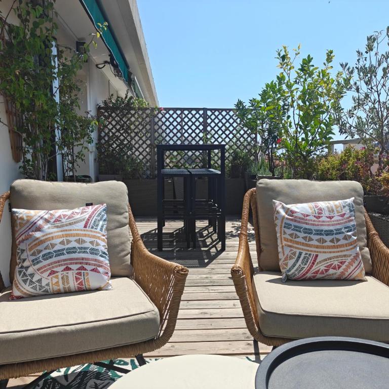 Sun Deck Terrace - Port of Nice with view and air conditioning - Appartement 2 Chambres - 8