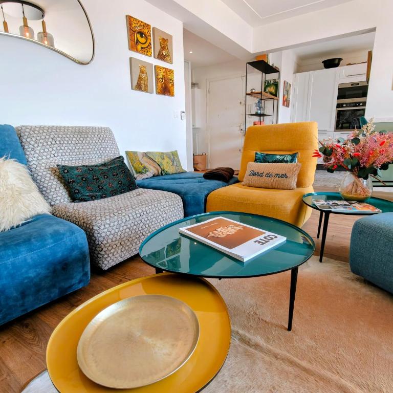 Sun Deck Terrace - Port of Nice with view and air conditioning - Appartement 2 Chambres - 10