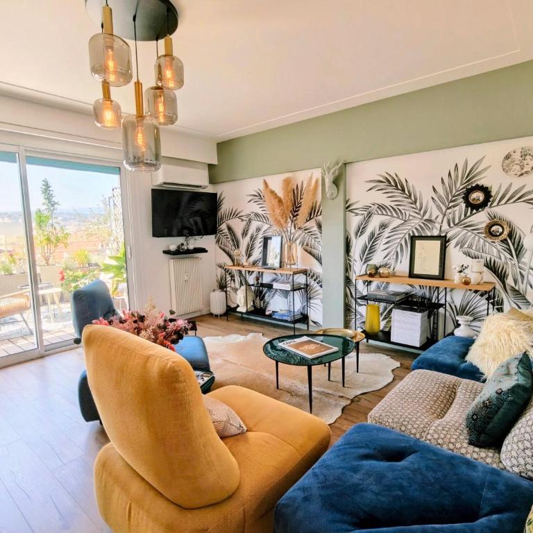 Sun Deck Terrace - Port of Nice with view and air conditioning - Appartement 2 Chambres - 20