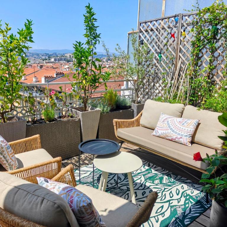 Sun Deck Terrace - Port of Nice with view and air conditioning - Appartement 2 Chambres - 21