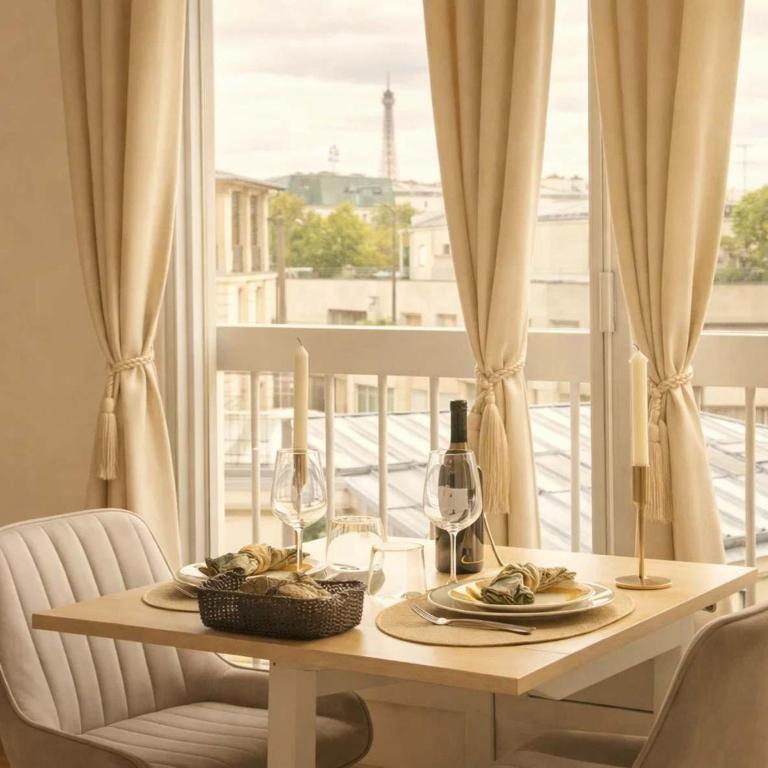 Premium studio with Eiffel Tower view & lift - Studio - 6