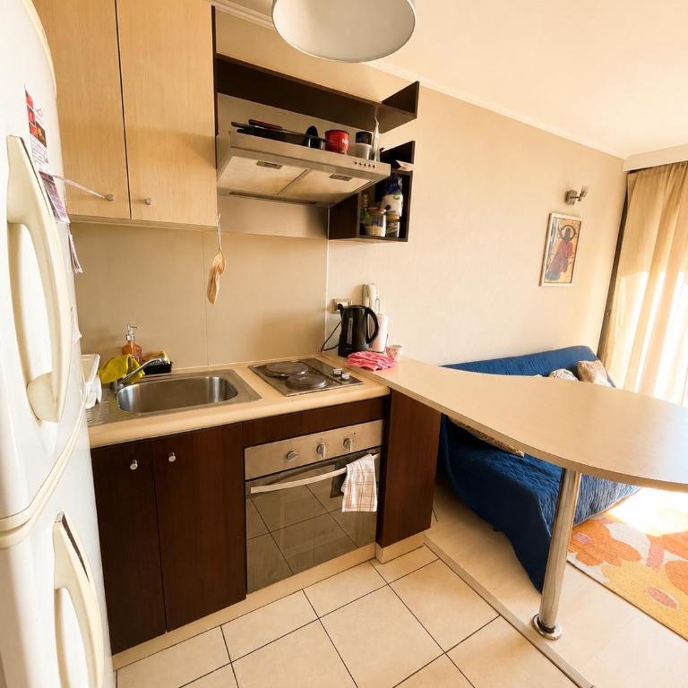 Departamento moderno en Santiago Centro Vista a la Cordillera Metro Santa Lucía - One-Bedroom Apartment - 10