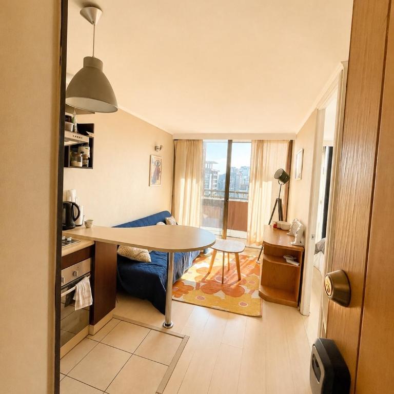 Departamento moderno en Santiago Centro Vista a la Cordillera Metro Santa Lucía - One-Bedroom Apartment - 12