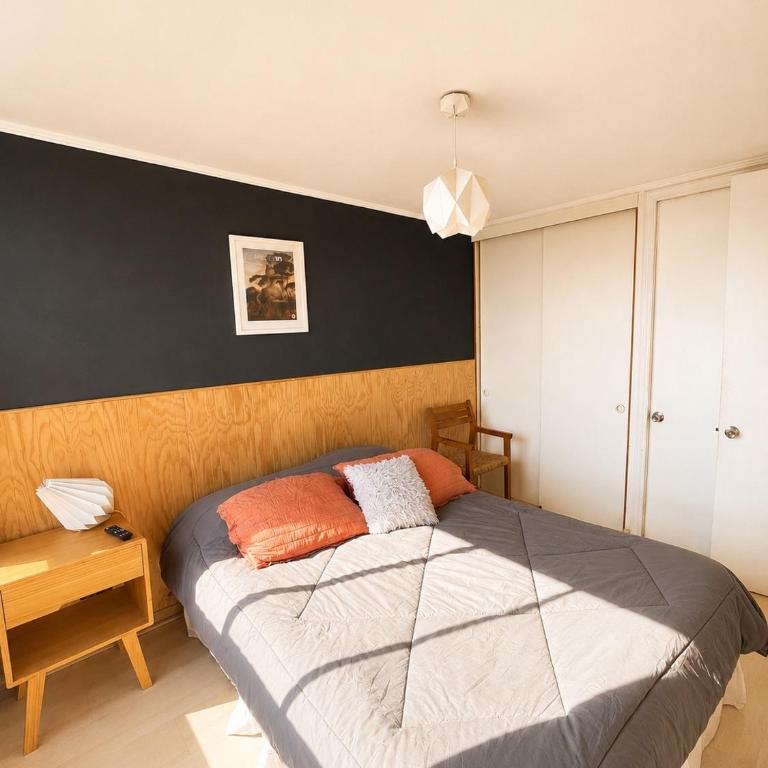Departamento moderno en Santiago Centro Vista a la Cordillera Metro Santa Lucía - One-Bedroom Apartment - 2