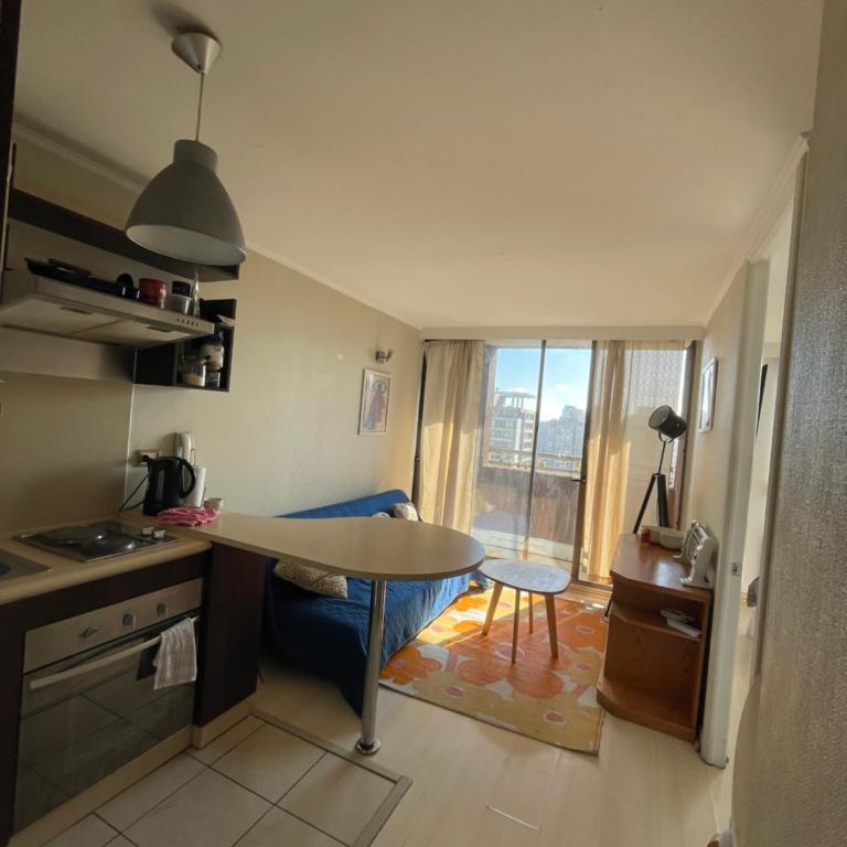 Departamento moderno en Santiago Centro Vista a la Cordillera Metro Santa Lucía - One-Bedroom Apartment - 21