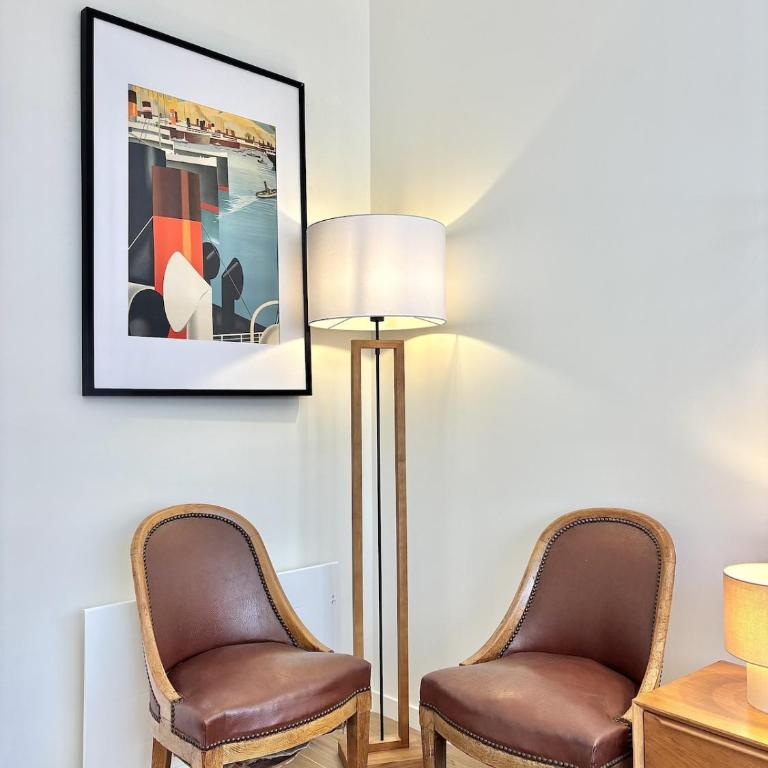 Le Ponant Duplex 3 bedrooms, 1 extra, sea view, sunset, parking - Appartement - 20