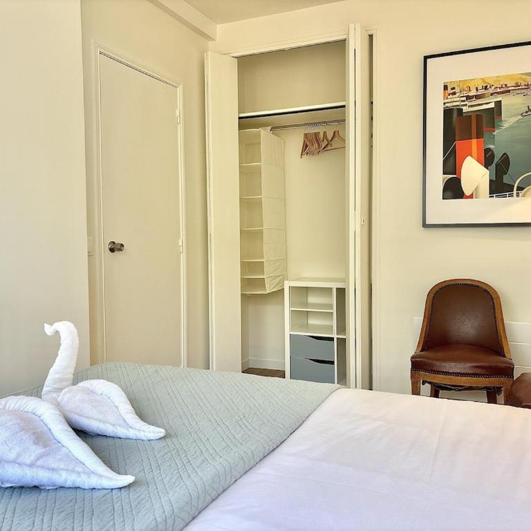 Le Ponant Duplex 3 bedrooms, 1 extra, sea view, sunset, parking - Appartement - 17