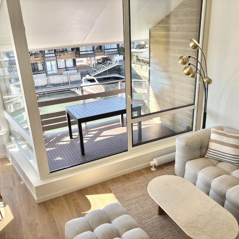 Le Ponant Duplex 3 bedrooms, 1 extra, sea view, sunset, parking - Appartement - 13