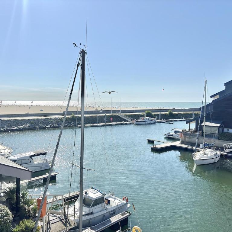 Le Ponant Duplex 3 bedrooms, 1 extra, sea view, sunset, parking - Appartement - 21