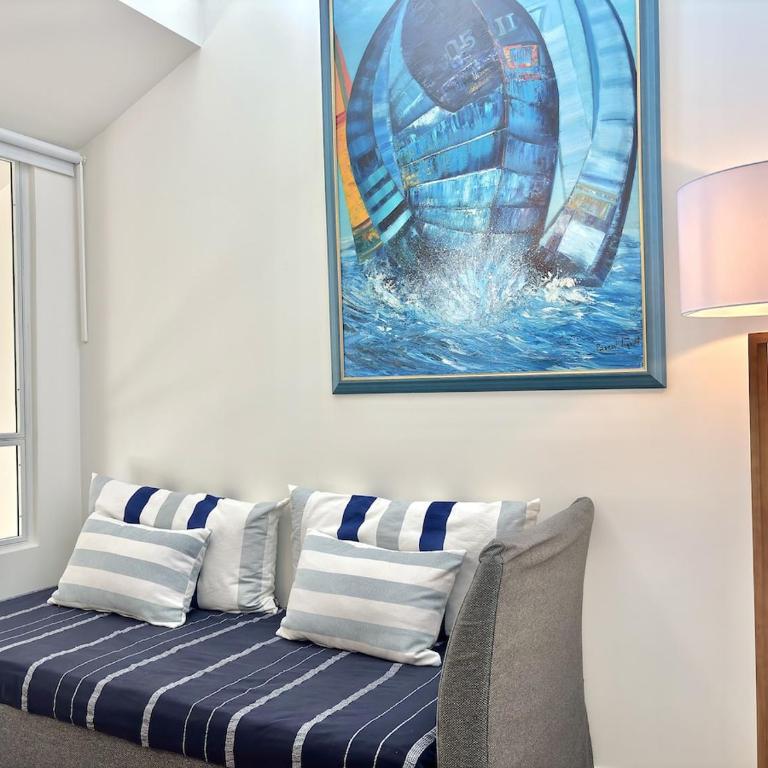 Le Ponant Duplex 3 bedrooms, 1 extra, sea view, sunset, parking - Appartement - 11