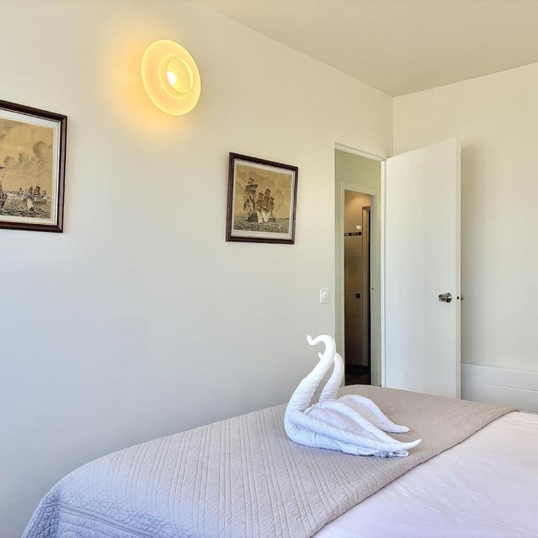 Le Ponant Duplex 3 bedrooms, 1 extra, sea view, sunset, parking - Appartement - 28