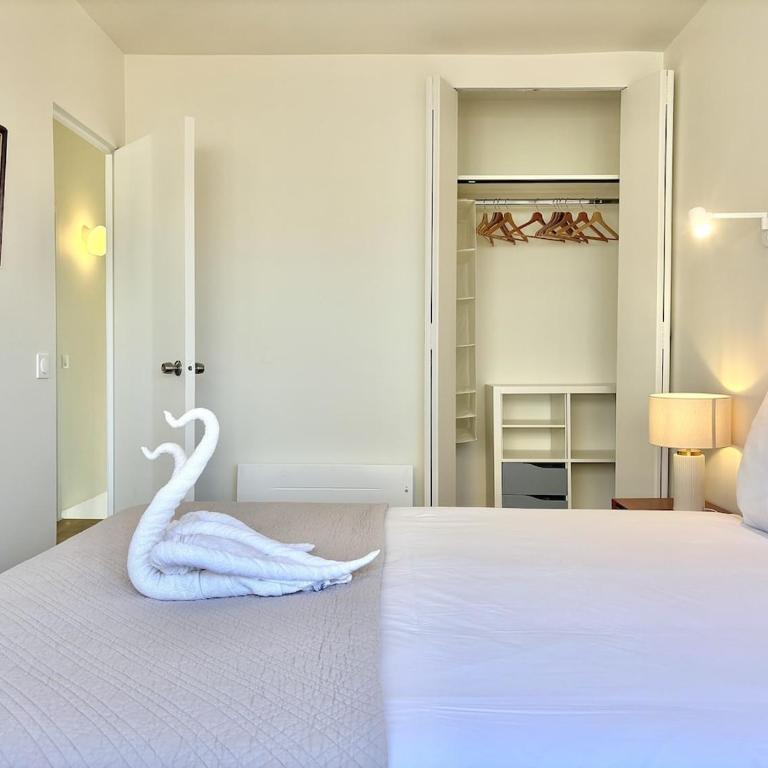 Le Ponant Duplex 3 bedrooms, 1 extra, sea view, sunset, parking - Appartement - 34