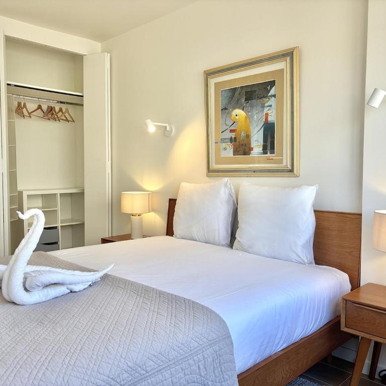 Le Ponant Duplex 3 bedrooms, 1 extra, sea view, sunset, parking - Appartement - 6