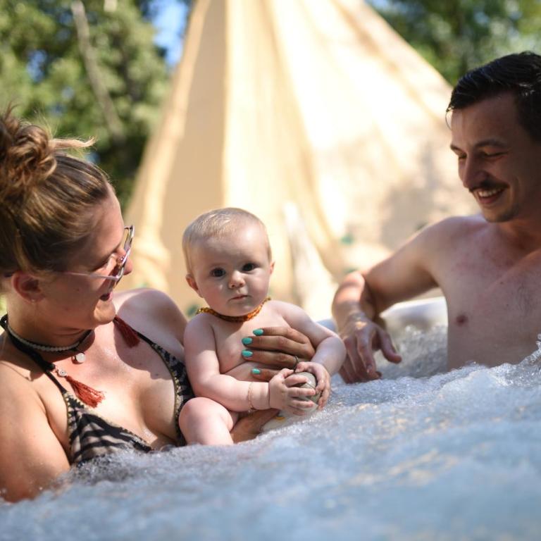Logement insolite glamping tipi et lodge Var Grimaud - Tente - 2