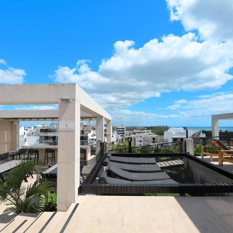 Luxury Condo for 4 Rooftop Pool Near 5th Ave playa de carmen - Apartamento de 1 dormitorio - 50