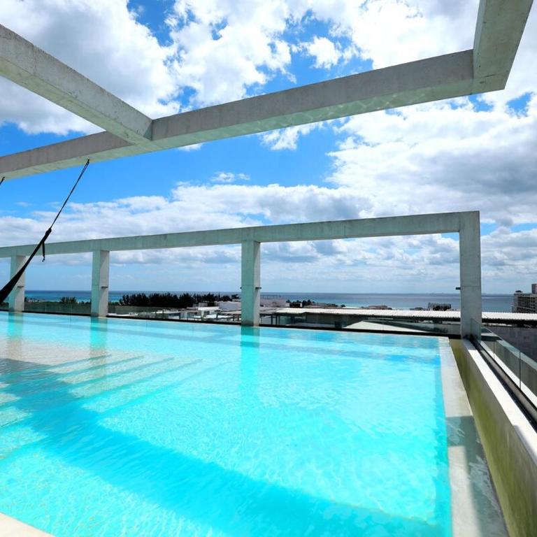Luxury Condo for 4 Rooftop Pool Near 5th Ave playa de carmen - Apartamento de 1 dormitorio - 65