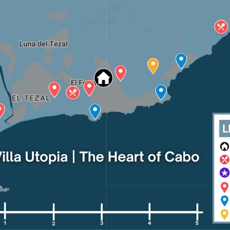 Cabo Ocean View Villa - 4BR - 50ft Pool - Hot Tub - Gym - Villa with Sea View - 28