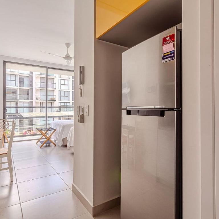 Apto Moderno con Balcon Vista al Mar y Piscina - Apartamento de 1 dormitorio - 5