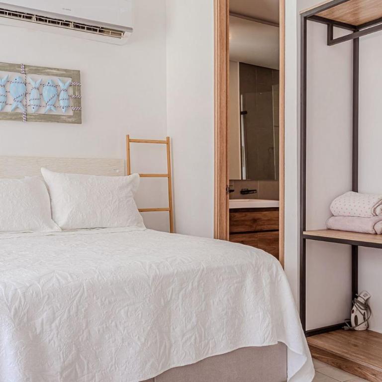 Apto Moderno con Balcon Vista al Mar y Piscina - Apartamento de 1 dormitorio - 24