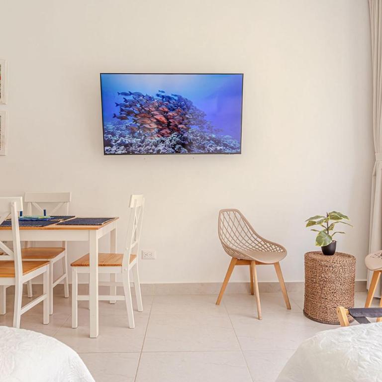 Apto Moderno con Balcon Vista al Mar y Piscina - Apartamento de 1 dormitorio - 34