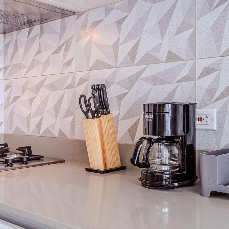Apto Moderno con Balcon Vista al Mar y Piscina - Apartamento de 1 dormitorio - 44