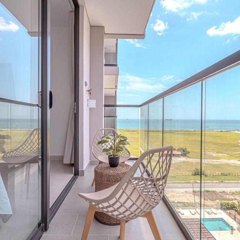 Apto Moderno con Balcon Vista al Mar y Piscina - Apartamento de 1 dormitorio - 45