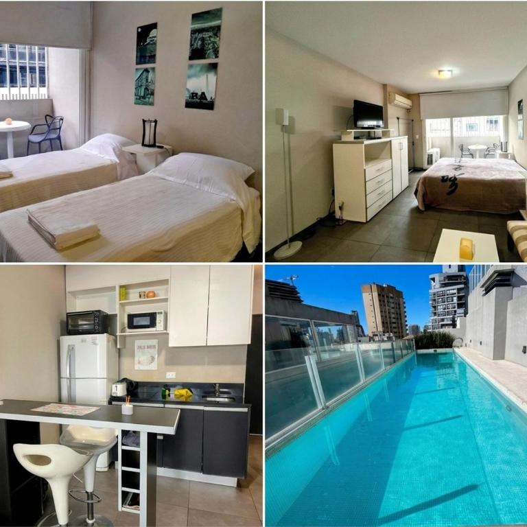 VIZION CAÑITAS - Piscina, Jacuzzi, Sauna, Laundry, Parrilla, y Seguridad 24 hs - Cochera opcional - Habitación Doble Deluxe Superior - 1 o 2 camas - 1