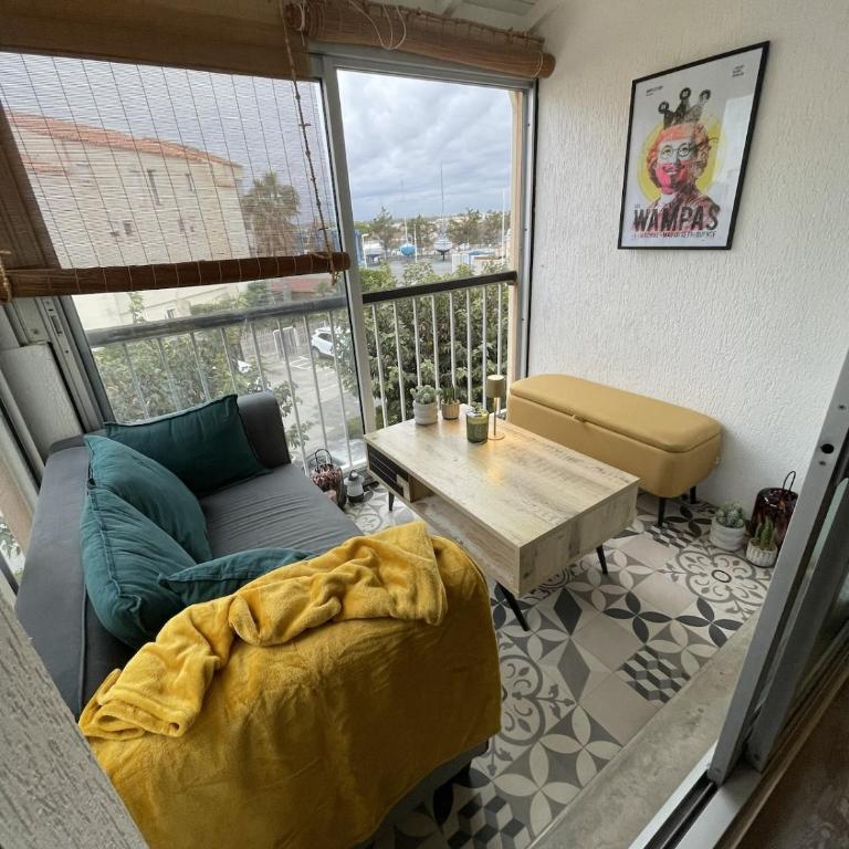 T2 climatisé sur le Port de Carnon - Appartement 1 Chambre - 9