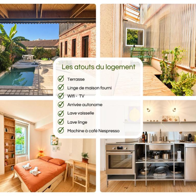 " L'Atelier Signature " Piscine - Terrasse - Wifi - Appartamento Deluxe con 3 Camere da Letto - 2