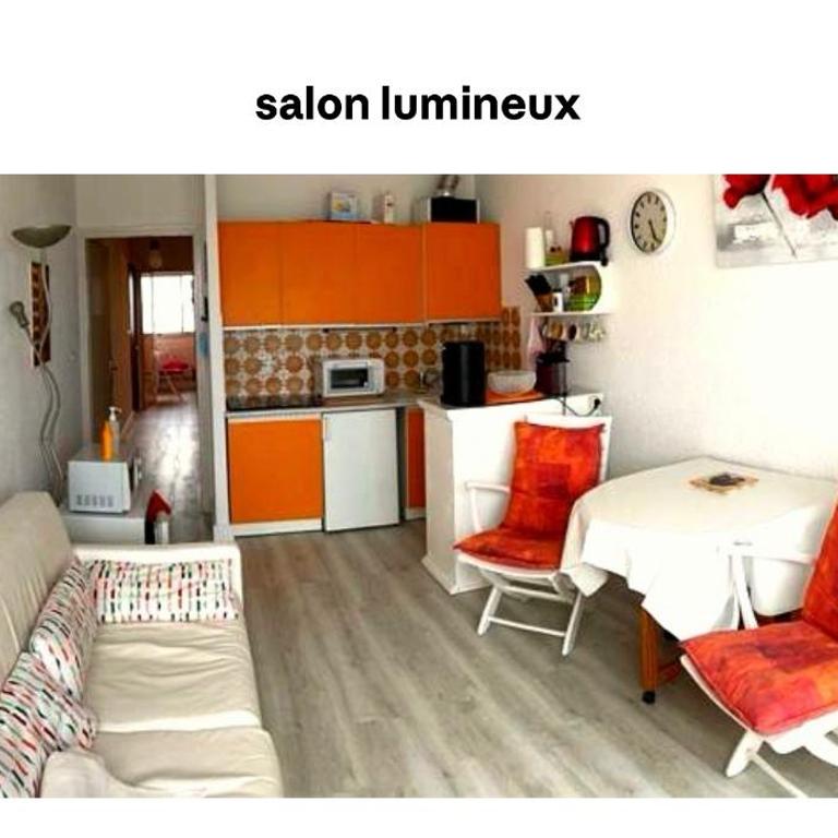Appartement T2 Palavas , 4 personnes, sur Plage, clim parking - Appartement 1 Chambre Classique avec Lit King-Size - 2