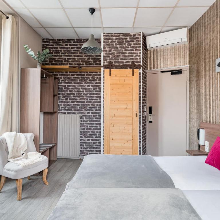 Atipik Hôtel - Chambre Lits Jumeaux - 16 M² - 2
