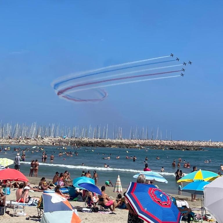 Appartement T2 Palavas , 4 personnes, sur Plage, clim parking - Appartement 1 Chambre Classique avec Lit King-Size - 11