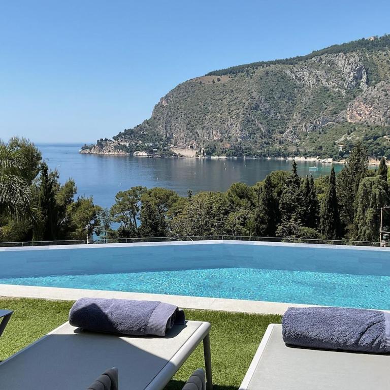 Hébergement avec vue magnifique à Roquebrune-Cap-Martin - Villa with Private Pool - 64