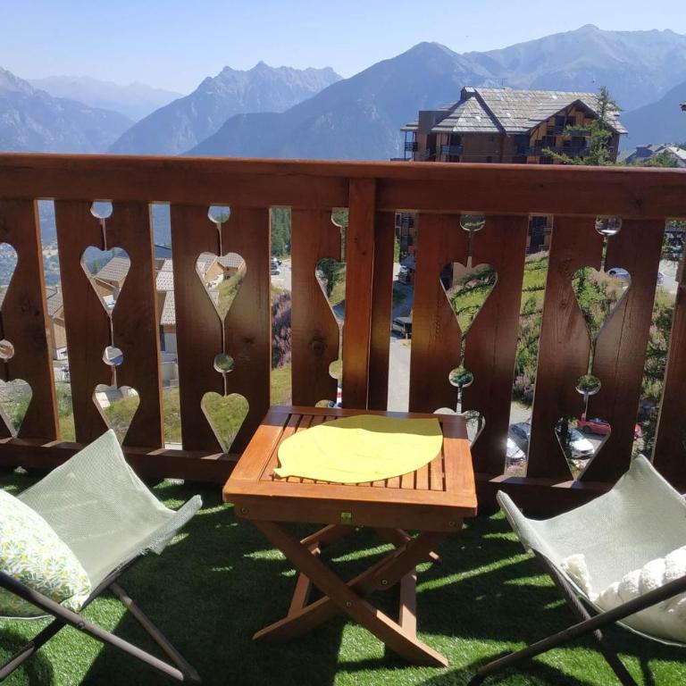 Risoul T2 5 pers Piscine et sauna Skis aux pieds - Appartement - 12